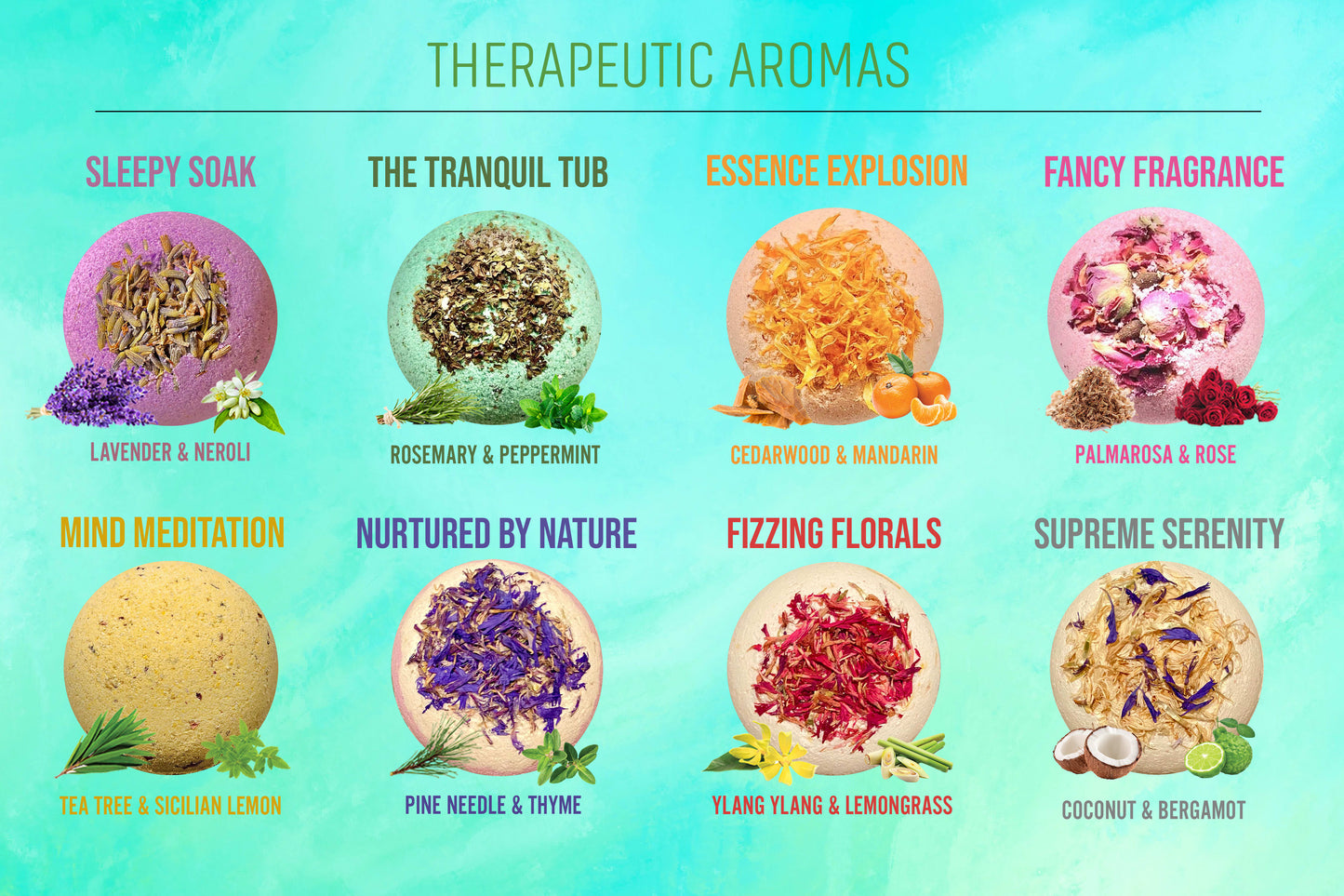 Aromatic Bath Bomb Gift Set